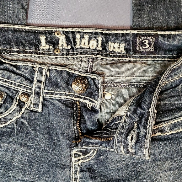 L.A. Idol Women's Western Style Jeans - Size 3 - Picture 7 of 16